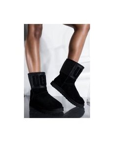 UGG W Classic Short Sparkle Black Limited Edition 37