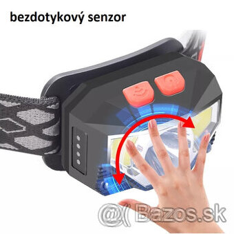 šikovná led čelovka, Bezdotykový sensor