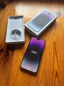 iPhone 14 pro max deep purple 128gb