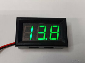 Voltmeter 5-120V zelený