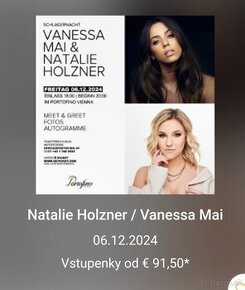 Koncert Vanessa Mai/ Natalie Holzner