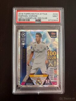 Futbalová karta - Raphael Varane PSA 10