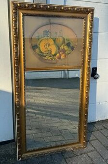 Vintage zrkadlo, bazar, vyska 128 cm, sirka 65 cm