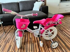 Predám detský bicykel Hello Kitty 12”