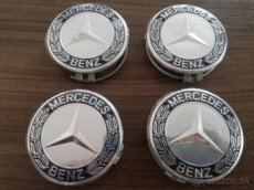 Stredové krytky kolies Mercedes 4kusy - 1