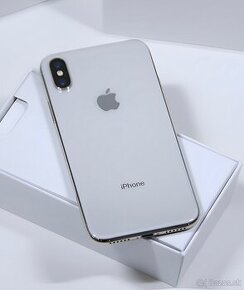 iPhone X Silver KONDICE BATERIE 100%