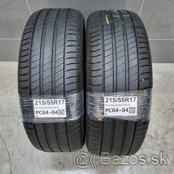 Letné pneumatiky 215/55 R17 MICHELIN DOT0619