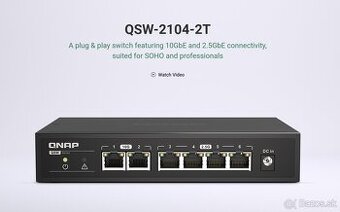 QNAP QSW-2104-2T  2x 10G na rj-45