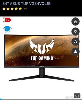 34" ASUS TUF VG34VQL1B