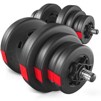 Predam cinkovy set 2x20kg + gainer Gymbeam Truegain 2.5kg