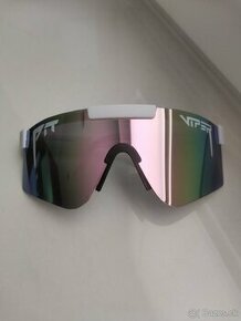 Športové slnečné okuliare Pit Viper - biele