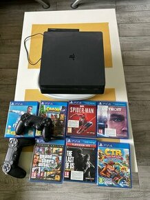 Ps4 slim + hry