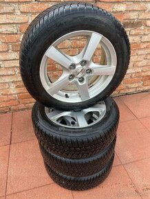 Disky 5x112 so zimnými pneu 205/55 R16 - 1