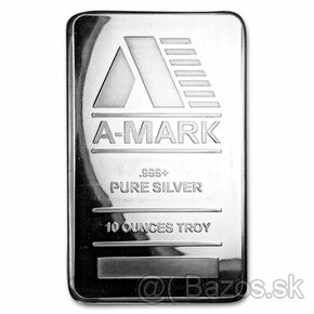 Investičné striebro, Strieborný zliatok A-Mark 10 oz - 1