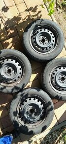 Letne pneu 195/60R15 na plechovych diskoch - 1