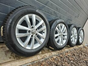 Zimná Sada Volkswagen +Zánovné Pneu 205/60 R16 Touran - 1