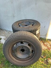 Plechové disky +Zimne pneu Kleber 185/65 R15 4x108 R15