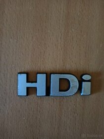 Predám logo HDi na Citroen/Peugeot