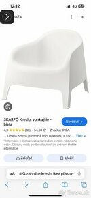 záhradné kreslo IKEA