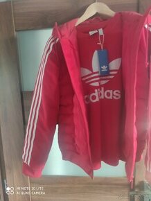 Adidas dámska zateplená prechodná bunda + tričko