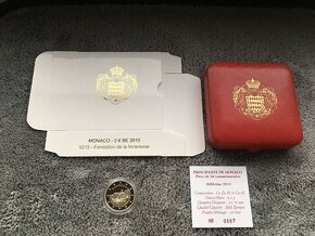 2 euro Monaco/Monako Proof 2015 RARE - 1