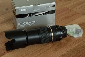 Tamron 70-300 SP VC stabilizaciou + AF - USD F 4,5-6 G Nikon