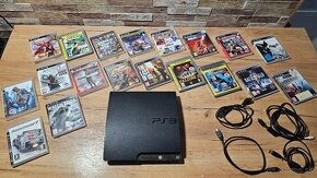 Playstation 3 SLIM + 19 hier