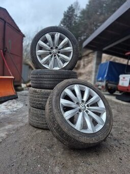 Predám elektróny 5x112r17 originál VW GROUP - 5kusov