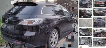 Mazda 6 2.2 D 2011 WAGON predám Zadné SVETLO, MOTOR R2, trys