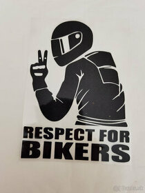 Autonálepka Respect For Bikers - 1