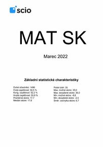 SCIO Matematika 18-testov MAT