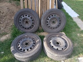 Disky 4ks 5dierové, pneumatiky letné 205/55 R16