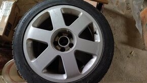 Predám disky r17 5x100 so zimnými  pneu 225/45