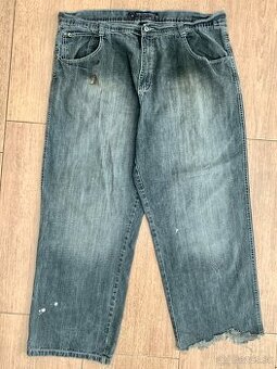 Southpole Distressed Baggy Jeans