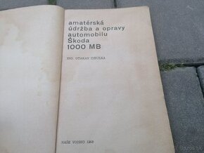 Predám kniha Údržba a opravy automobilov Škoda 1000 MB