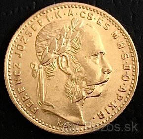 8 Zlatník/20 Frank 1882 KB FJI - 1