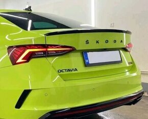 NAPIS SKODA ČIERNY NAPIS LOGO ZNAK ŠKODA na kufor - 1