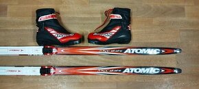 Predám det.bežk.set ATOMIC PRO SKATE,138cm,EU-34.PILOT - 1