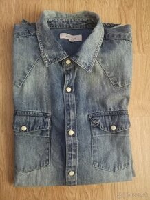 Panska košela RIVER ISLAND JEANS slim fit velkost M