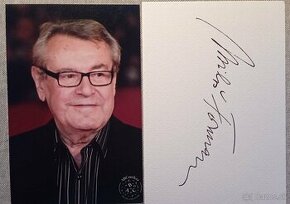 Autogram - podpis  Miloš Forman