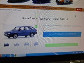 Kúpim model škoda forman arkticka modra