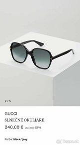 Gucci originál slnečné okuliare ako nové
