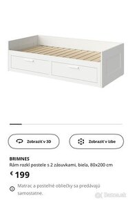 Predám posteľ BRIMNES / IKEA/