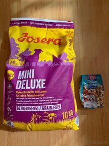 Granule Josera minideluxe adult 10kg + balík mlsiek