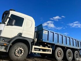 Sklapac Scania 124 420 2004 8x4 porucha motora - 1