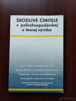 Slovník Škodlivé činitele vpoľnohospodárskej a lesnej výrobe