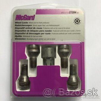 Predám bezpečnostné skrutky McGard M12x1.5x28