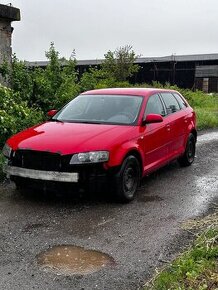 Rozpredam Audi a3 8p 1.6 mpi 75kw sportback . Kod motora : B