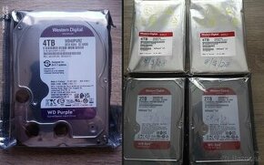 4 / 3 / 2 TB Western Digital Purple™ Red Pro™ - nepouzite. - 1