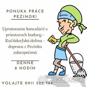 Upratovačka v Pezinku